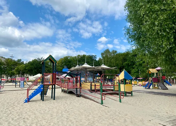 Nadmorski Z Tarasem Nad Bulwarem Lägenhet *